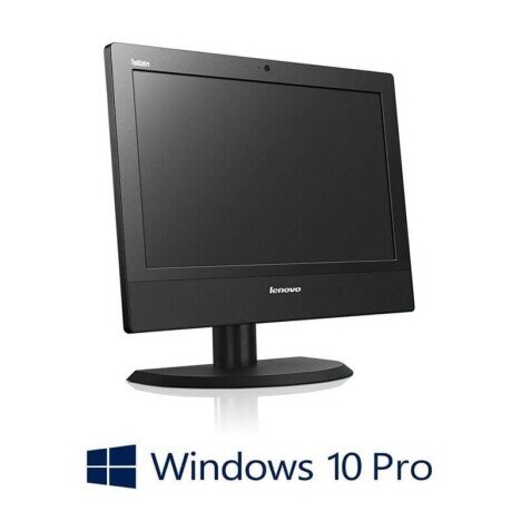 All-in-One Lenovo ThinkCentre M73z, Quad Core i5-4590T, SSD, 20 inci, Win 10 Pro